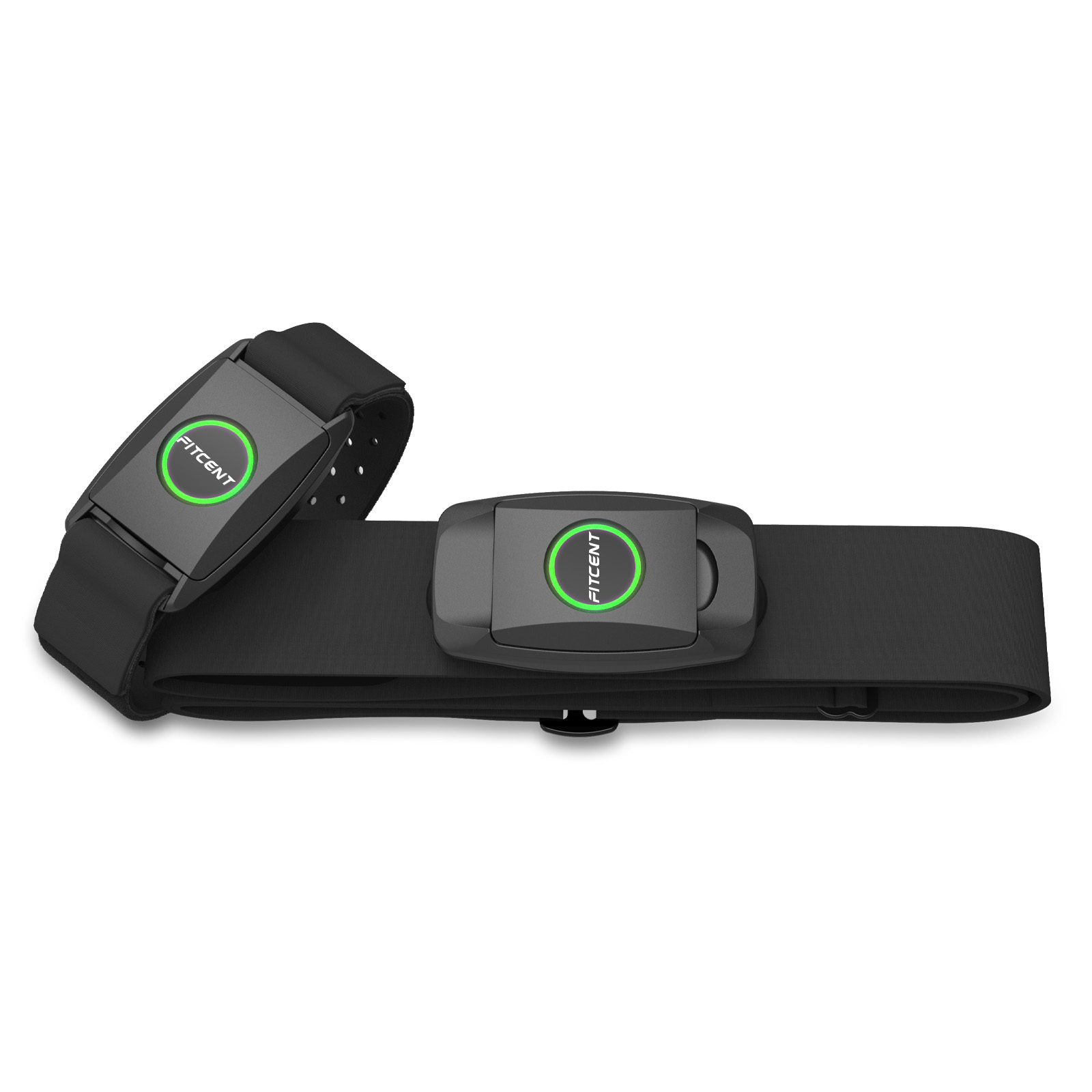Breath Rate Monitor - FITCENT Rechargeable 2 in 1 Heart