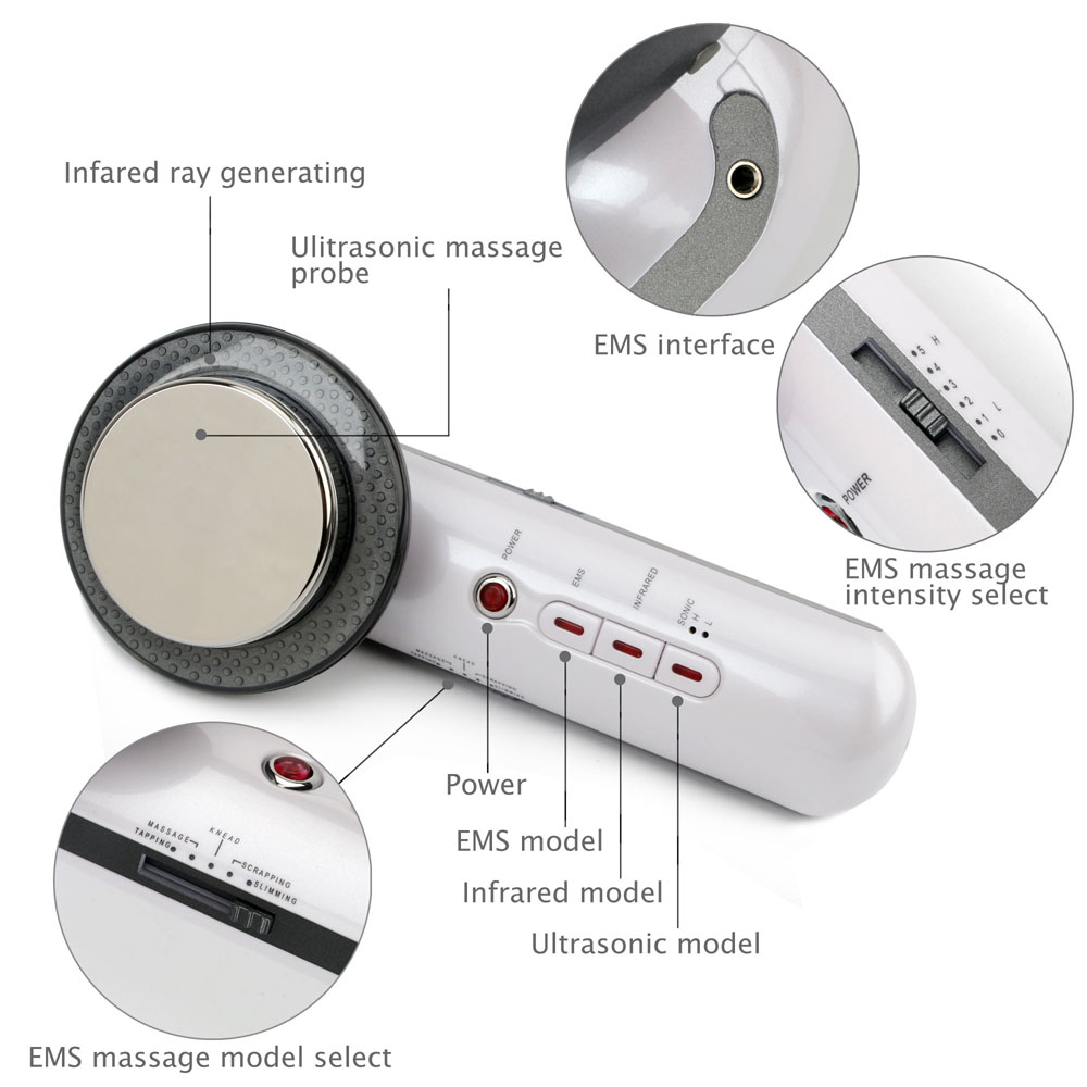 3 in 1 Ultrasonic Cavitation E - Galvanic Skin Sensor incelemesi ve fiyatı