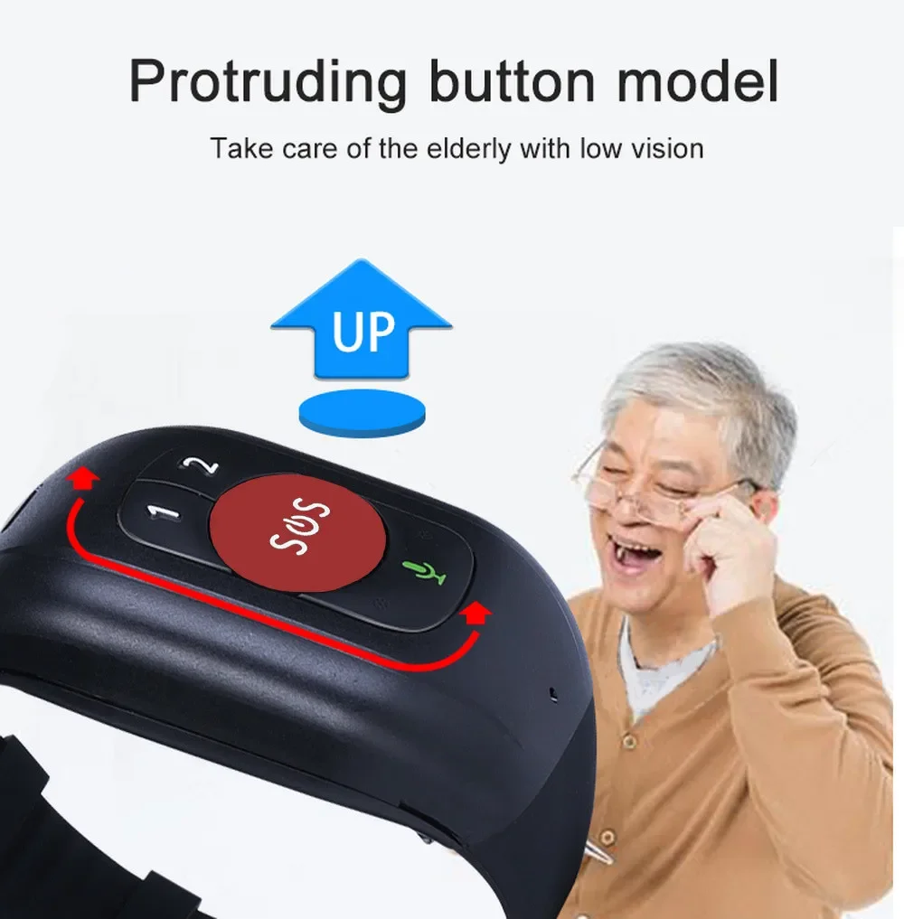 Elderly 4G LTE SOS Watch GPS T - Fall Detection Watch incelemesi ve fiyatı