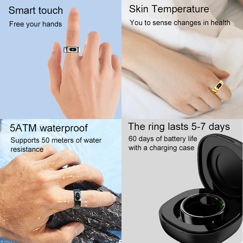 R08 Smart Ring Men Women With  - Temperature Ring Skin incelemesi ve fiyatı