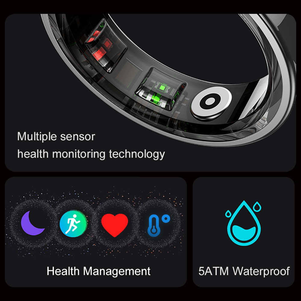 2024 COLMI R09 Smart Ring Men  - Temperature Ring Skin incelemesi ve fiyatı