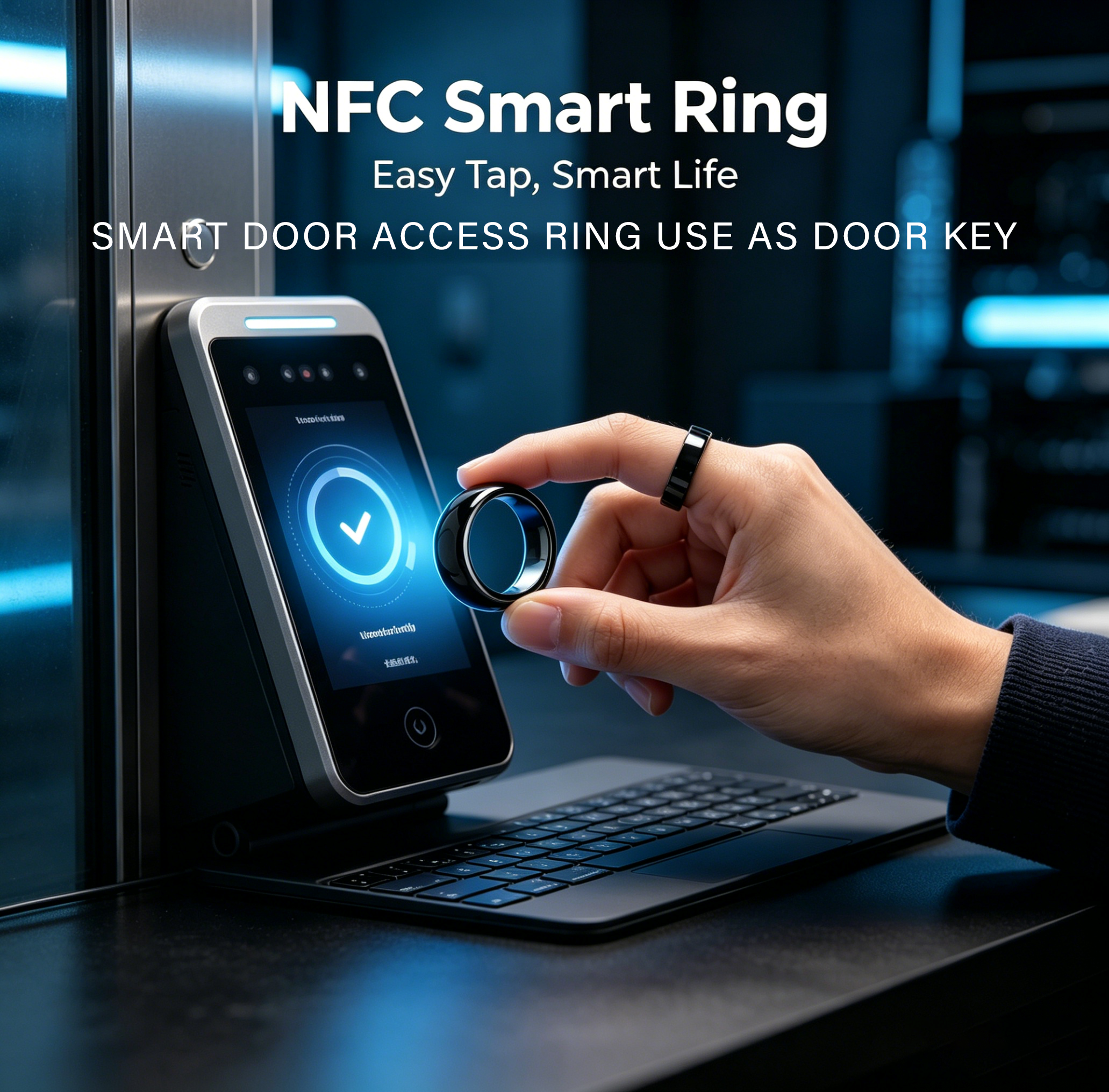 NFC Full Ceramic Smart Ring Co - Smart Ring Nfc Pay incelemesi ve fiyatı