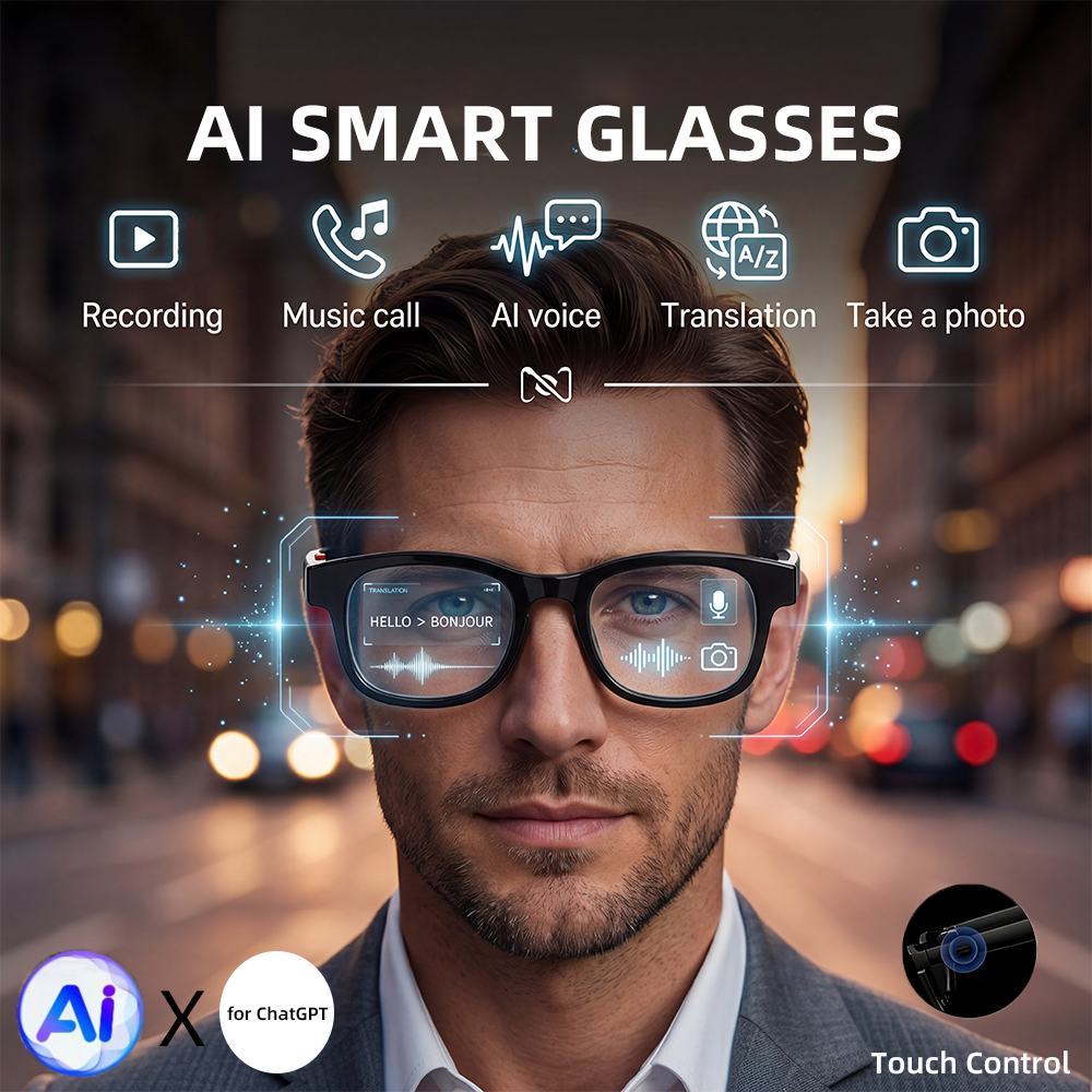 AI Smart Glasses Touch Control - Smart Glasses Lens incelemesi ve fiyatı