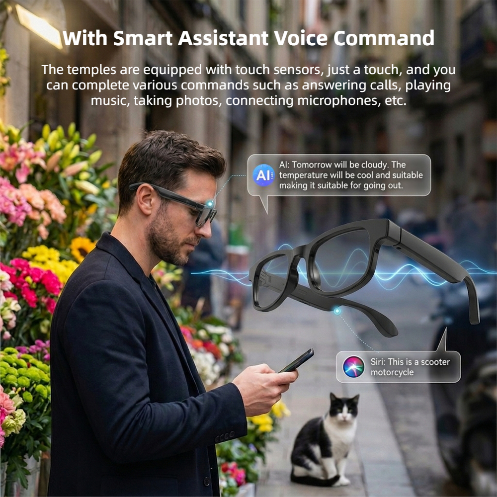 AI Smart Glasses Touch Control - Smart Glasses Lens incelemesi ve fiyatı