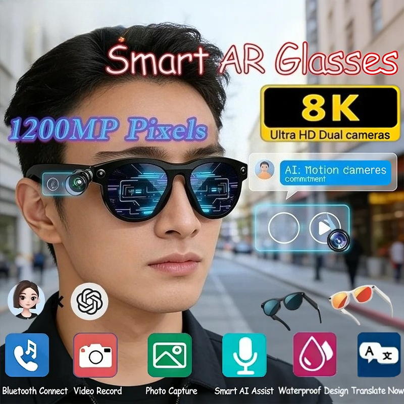 8KHD Smart AI Glasses Color Ch - Smart Glasses Lens incelemesi ve fiyatı