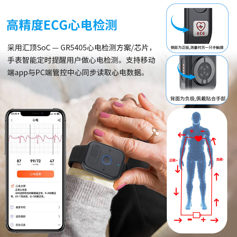 Elderly 5G card positioning wa - Fall Detection Watch incelemesi ve fiyatı