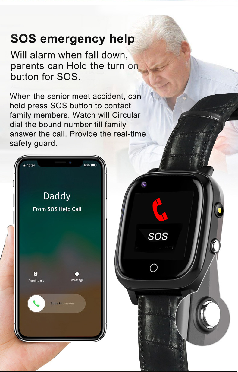 Elderly Smart Watch For Senior - Fall Detection Watch incelemesi ve fiyatı