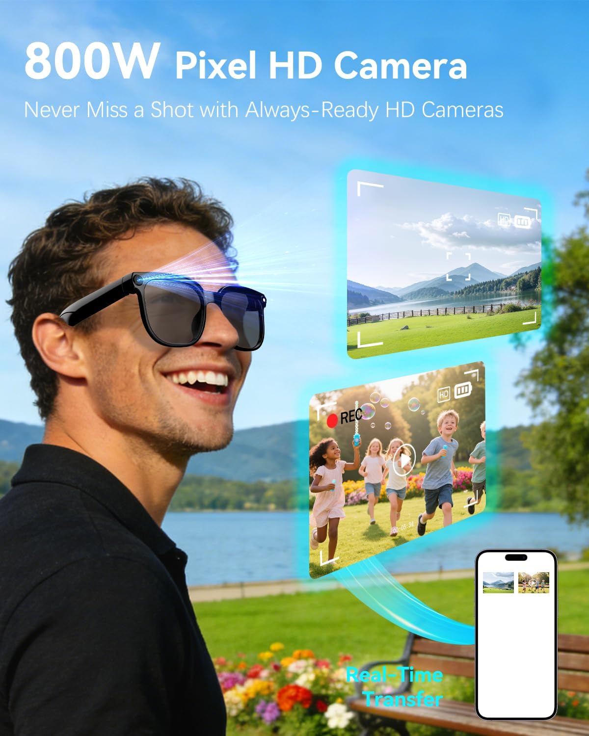 AI Smart Glasses: 8MP Camera,  - Smart Glasses Lens incelemesi ve fiyatı