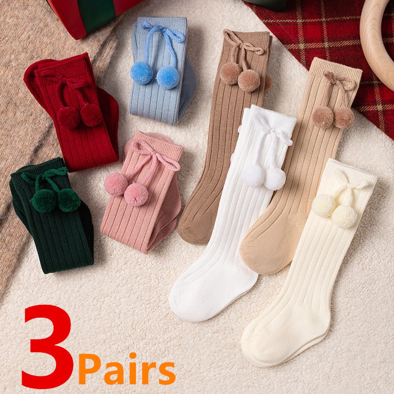 3Pairs/Lot Baby Ball Knee High - Baby Sock Oximeter incelemesi ve fiyatı