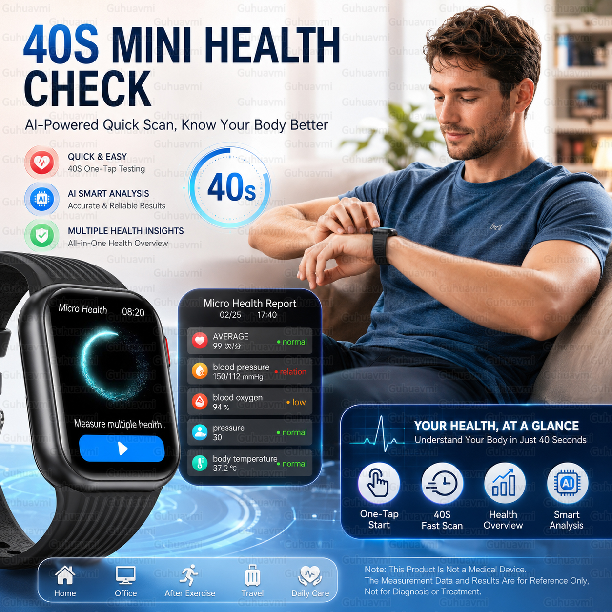 Air Pump Smartwatch Accurate B - Fall Detection Watch incelemesi ve fiyatı