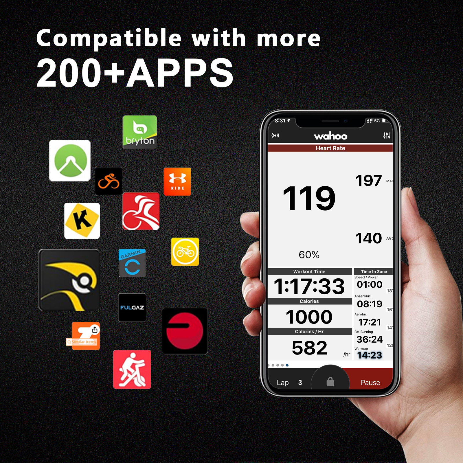 FITCENT Rechargeable 2 in 1 He - Breath Rate Monitor incelemesi ve fiyatı