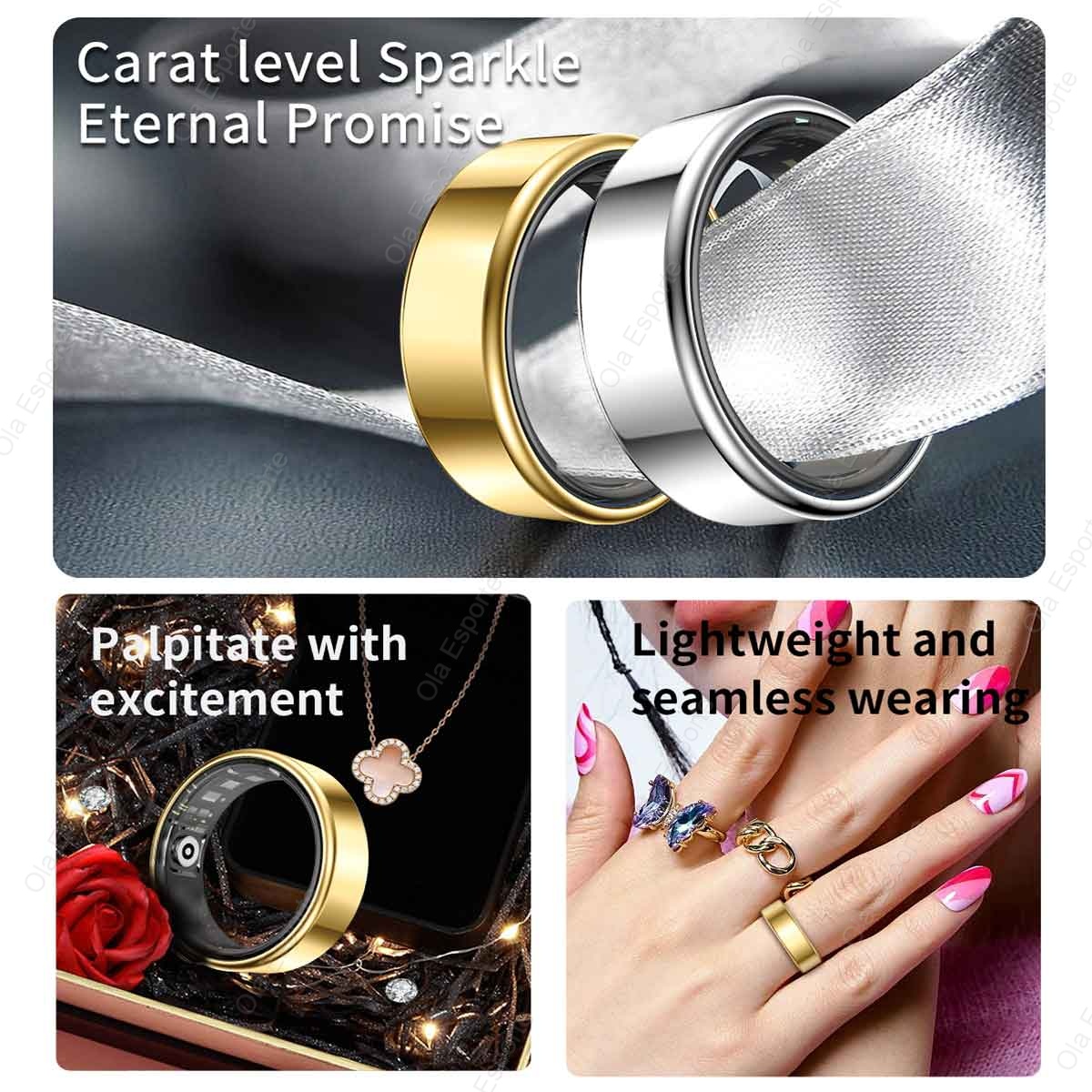 R09 Smart Ring Men Women with  - Temperature Ring Skin incelemesi ve fiyatı