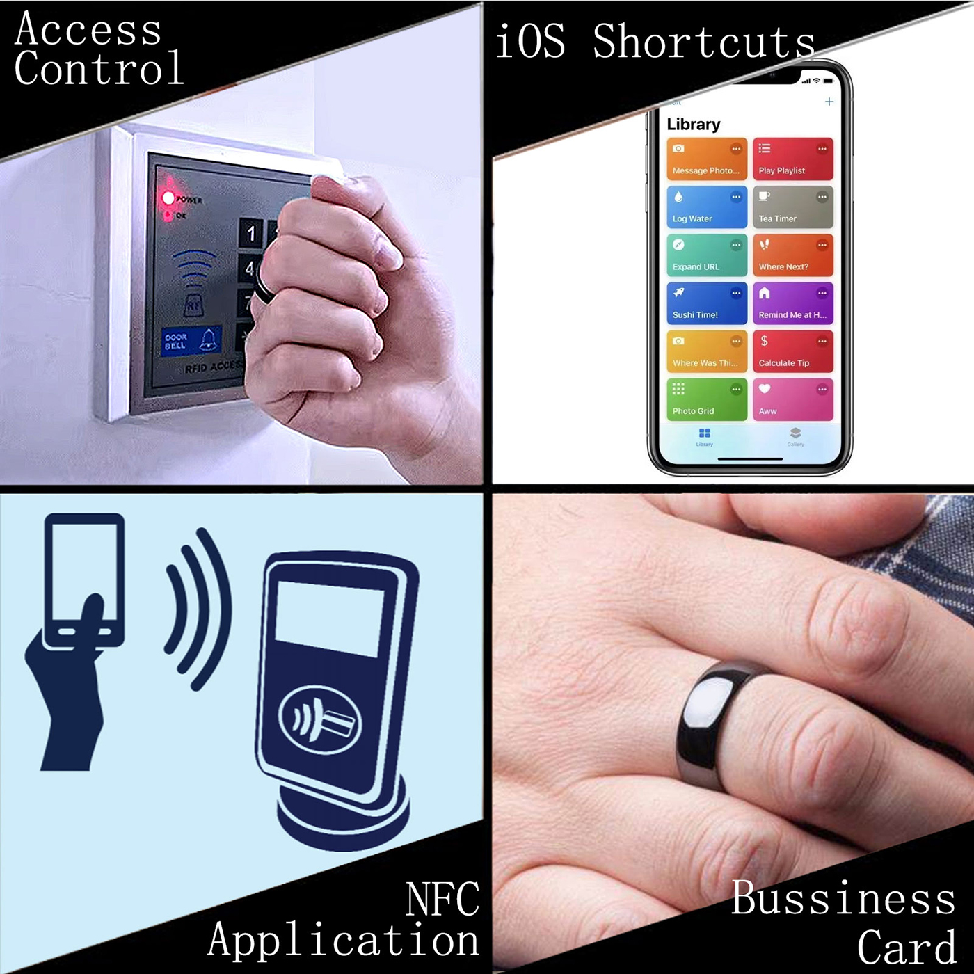 Ntag215 NFC Full Ceramic Smart - Smart Ring Nfc Pay incelemesi ve fiyatı