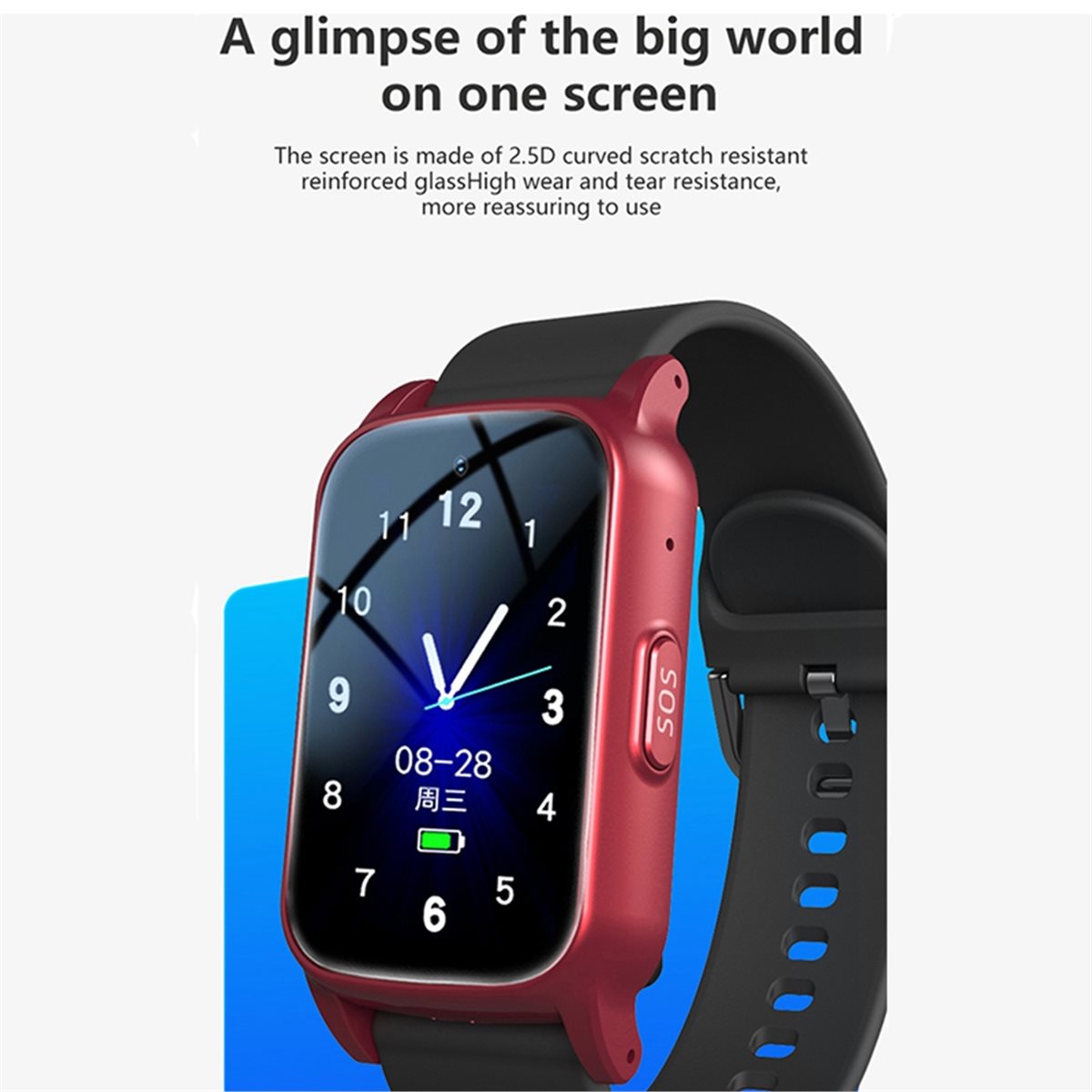4G Elderly Smart Watch with GP - Fall Detection Watch incelemesi ve fiyatı