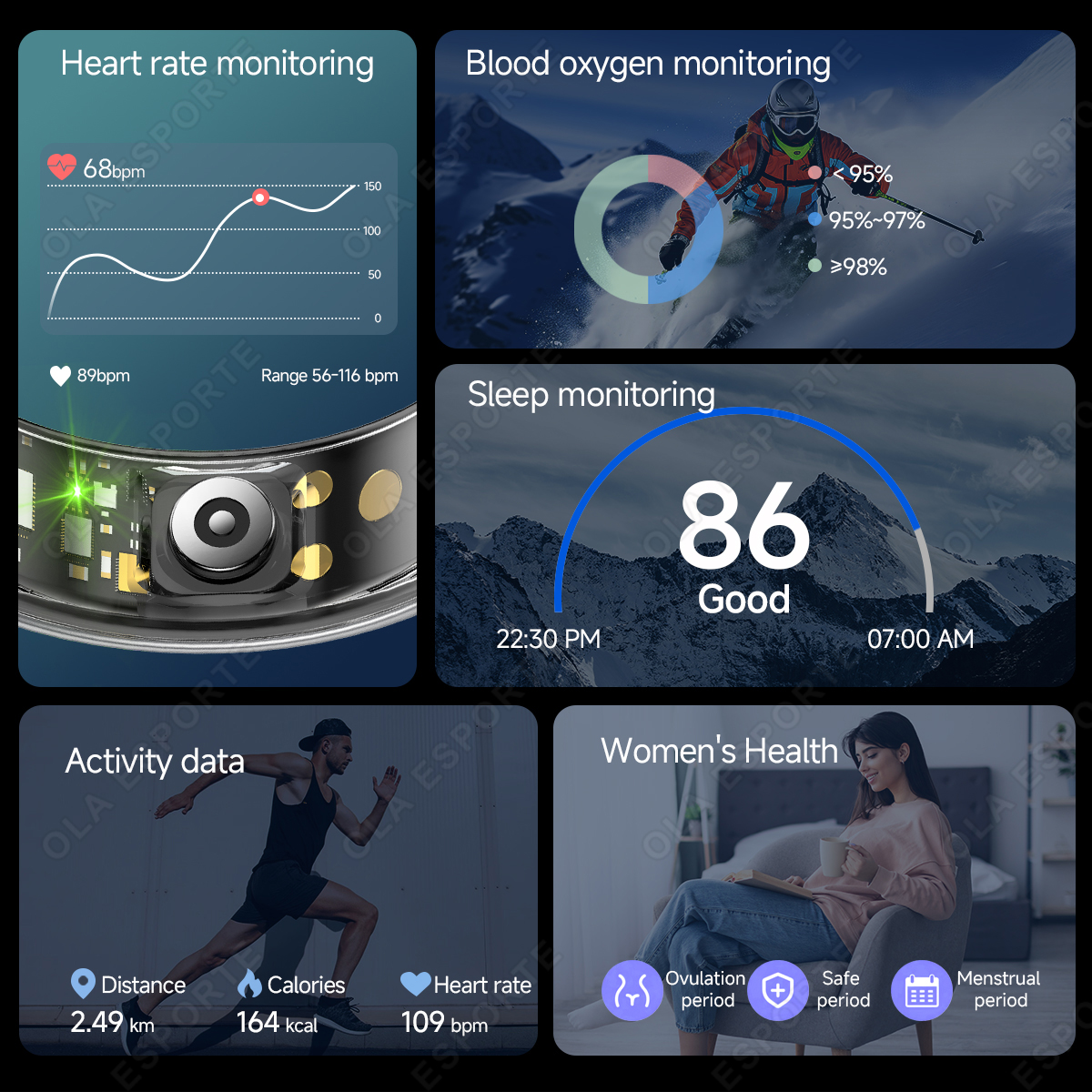 R09 Smart Ring Men Women with  - Temperature Ring Skin incelemesi ve fiyatı