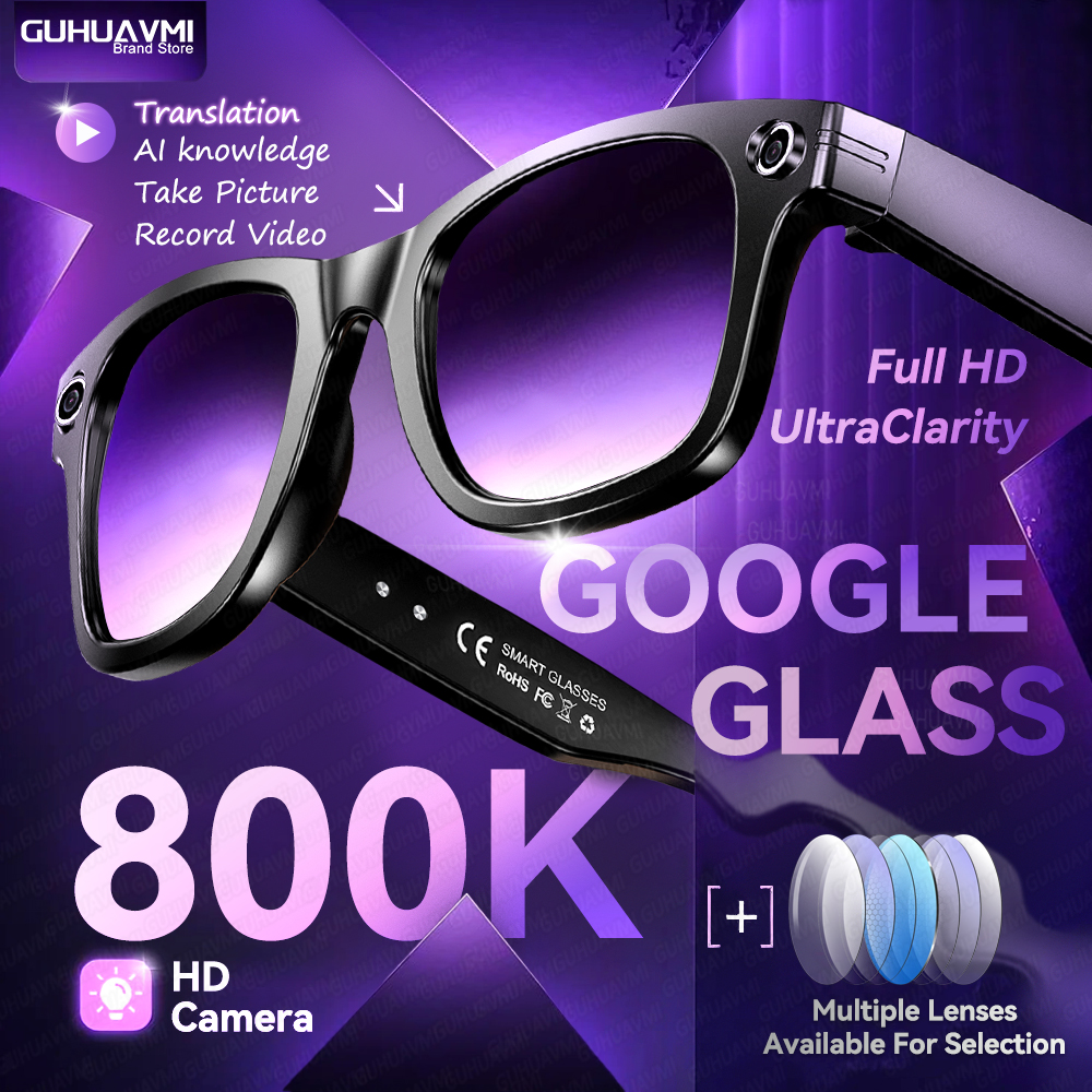 AI Smart Glasses with 8MP Came - Smart Glasses Lens incelemesi ve fiyatı