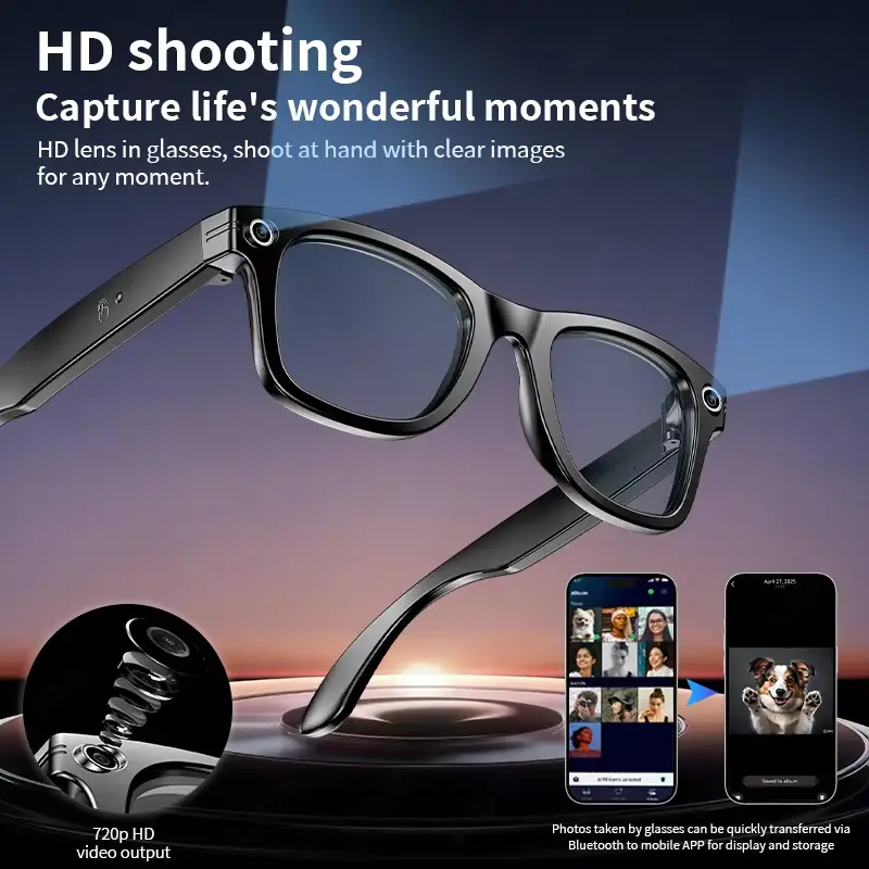 AI Smart Glasses with 8MP Came - Smart Glasses Lens incelemesi ve fiyatı
