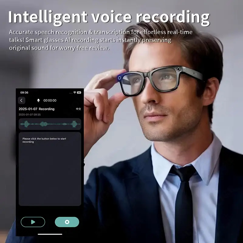 AI Smart Glasses with 8MP Came - Smart Glasses Lens incelemesi ve fiyatı