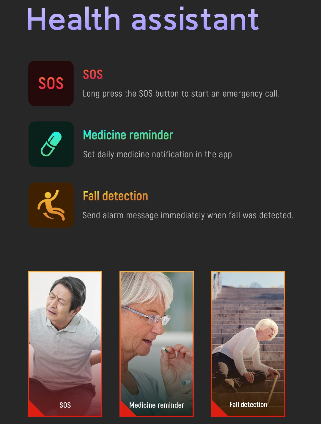 Fall Detection Smart Watch For - Fall Detection Watch incelemesi ve fiyatı
